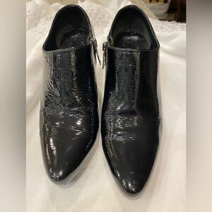 Prada Black Patent Leather booties size 36